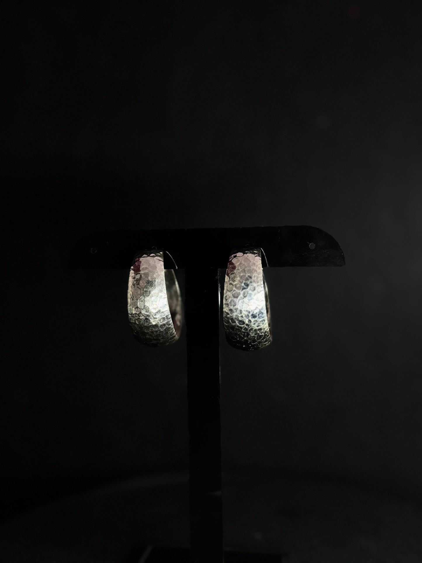 Arracadas gruesas de plata