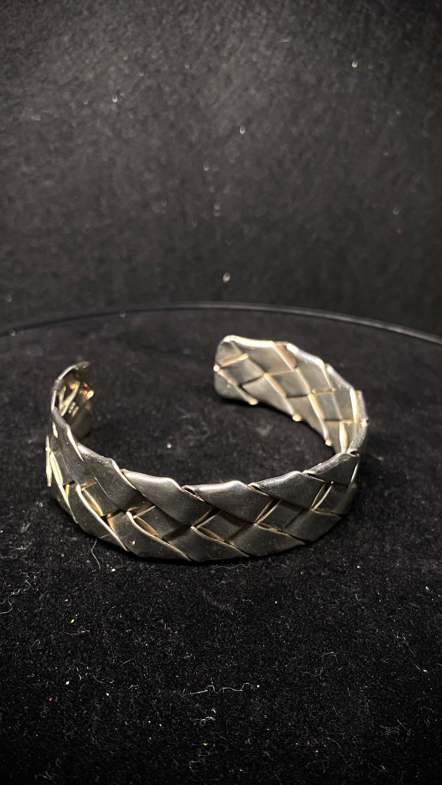 Brazalete de Plata tejido