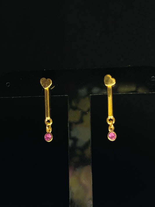 Aretes convertibles de corazón