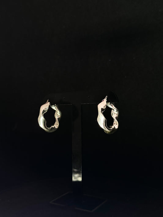 Arracadas torzal de plata