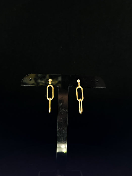 Aretes de eslabón