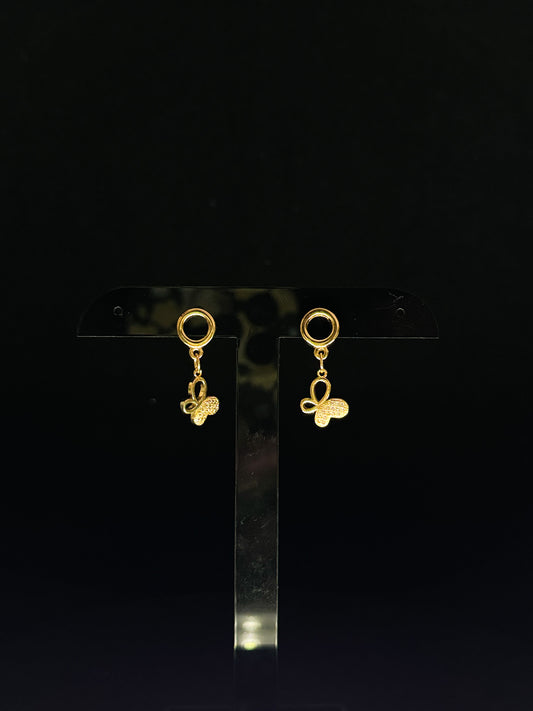 Aretes de mariposa