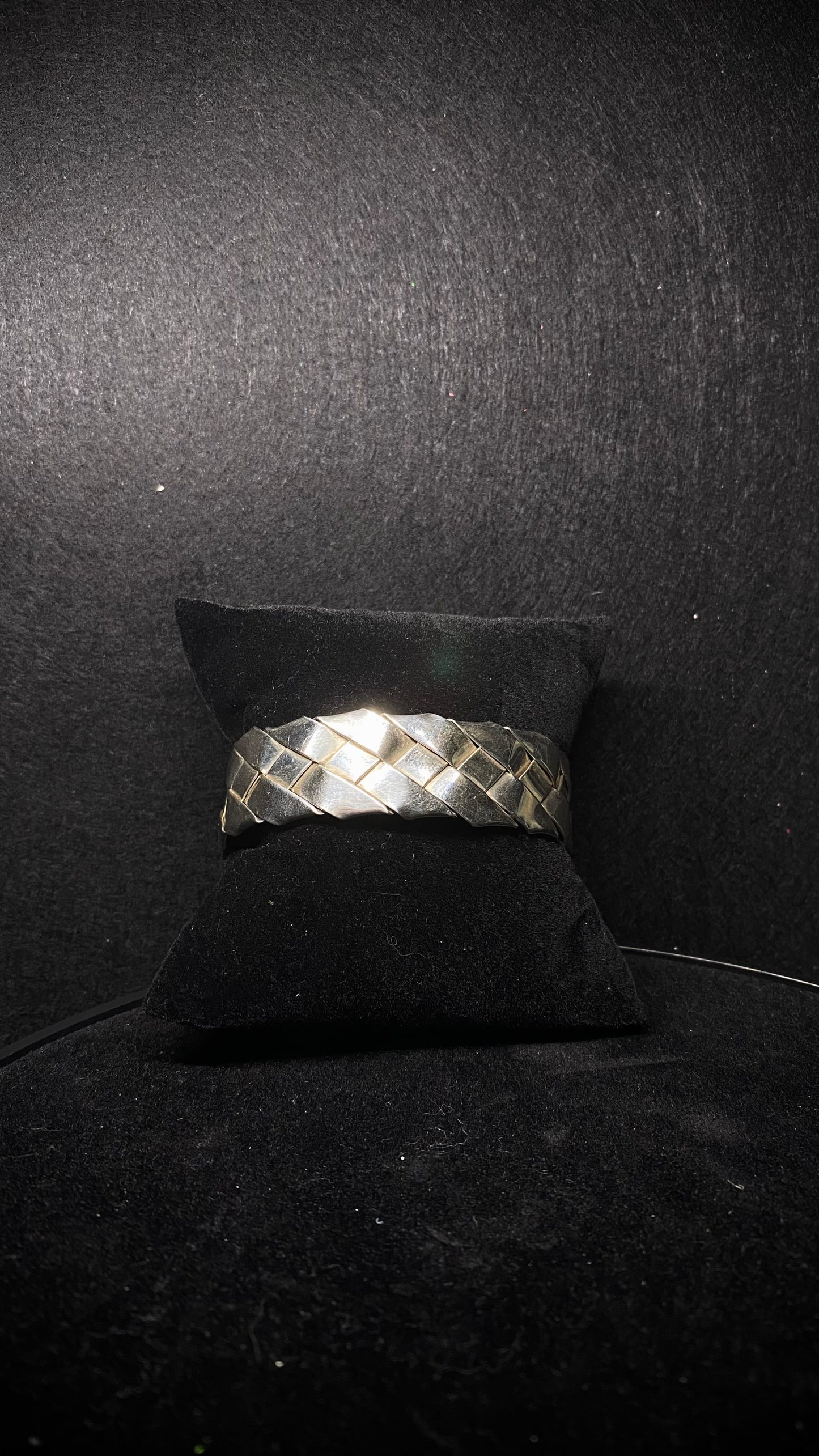 Brazalete de Plata tejido